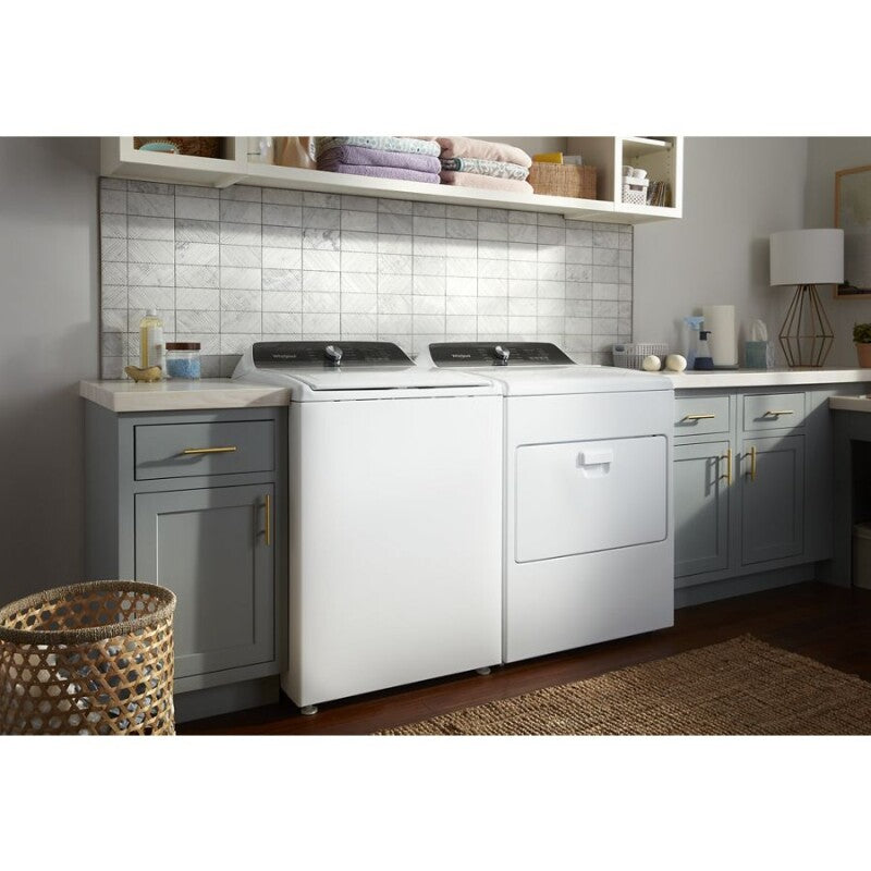 WHIRLPOOL 4.5 Cu. Ft. Top Load Agitator Washer with Built-In Faucet - White (WTW5015LW)