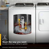 WHIRLPOOL  4.7-4.8 Cu. Ft. Top Load Washer with 2 in 1 Removable Agitator - White (WTW5057LW)