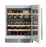 LIEBHERR Built-under multi-temperature wine fridge - Stainless Steel (WU3400)