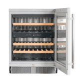 LIEBHERR Built-under multi-temperature wine fridge - Stainless Steel (WU3400)