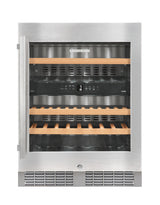LIEBHERR Built-under multi-temperature wine fridge - Stainless Steel (WU3400)