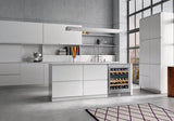 LIEBHERR Built-under multi-temperature wine fridge - Stainless Steel (WU3400)