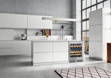 LIEBHERR Built-under multi-temperature wine fridge - Stainless Steel (WU3400)