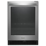 WHIRLPOOL  24-inch Wide Undercounter Beverage Center - 5.2 cu. ft. - Fingerprint Resistant Stainless Steel (WUB50X24HZ)