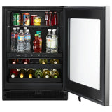 WHIRLPOOL  24-inch Wide Undercounter Beverage Center - 5.2 cu. ft. - Fingerprint Resistant Stainless Steel (WUB50X24HZ)