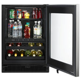 Whirlpool 24-inch Wide Undercounter Beverage Center - 5.2 cu. ft. - Fingerprint Resistant Stainless Steel (WUB50X24HZ)