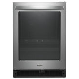 Whirlpool 24-inch Wide Undercounter Beverage Center - 5.2 cu. ft. - Fingerprint Resistant Stainless Steel (WUB50X24HZ)