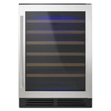 Whirlpool 24" Undercounter Wine Center with Custom Temperature Control - Stainless Steel (WUW35X24DS)