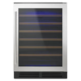 WHIRLPOOL  24" Undercounter Wine Center with Custom Temperature Control - Stainless Steel (WUW35X24DS)