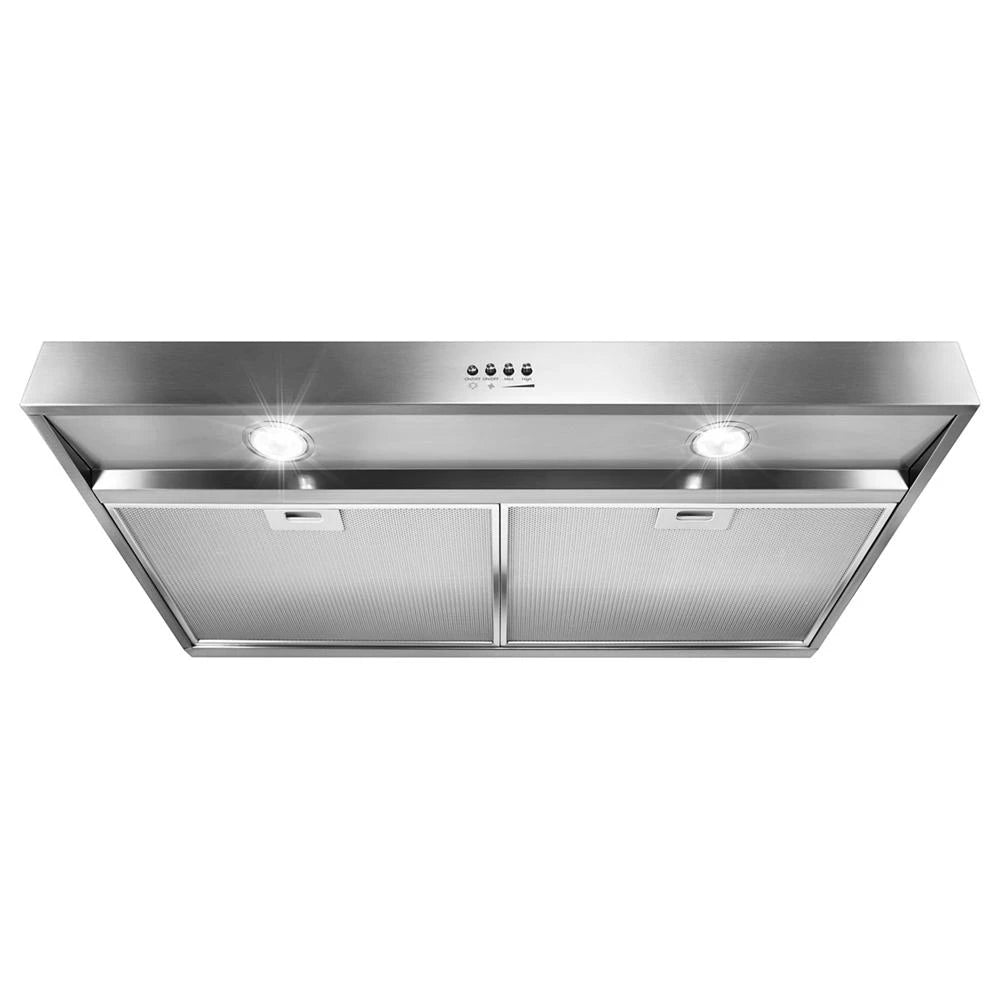 WHIRLPOOL  36" Range Hood with Full-Width Grease Filters - Stainless Steel (WVU37UC6FS)