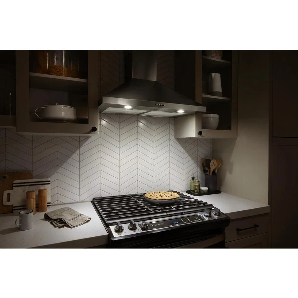 WHIRLPOOL  30" Chimney Wall Mount Range Hood - Stainless Steel (WVW53UC0LS)