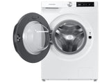 SAMSUNG  2.5 cu. ft. Compact Front Load Washer with AI Smart Dial and Super Speed Wash in White - White (WW25B6900AWA2)