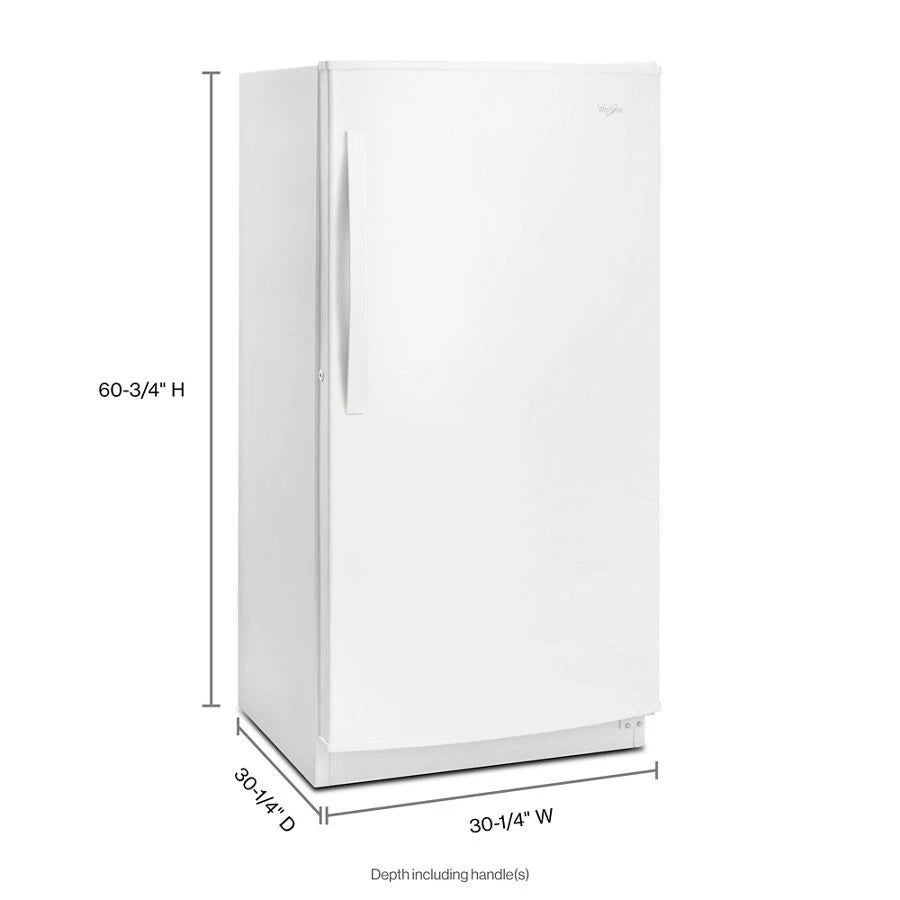 WHIRLPOOL  16 cu. ft. Upright Freezer with Frost-Free Defrost - White (WZF56R16DW)
