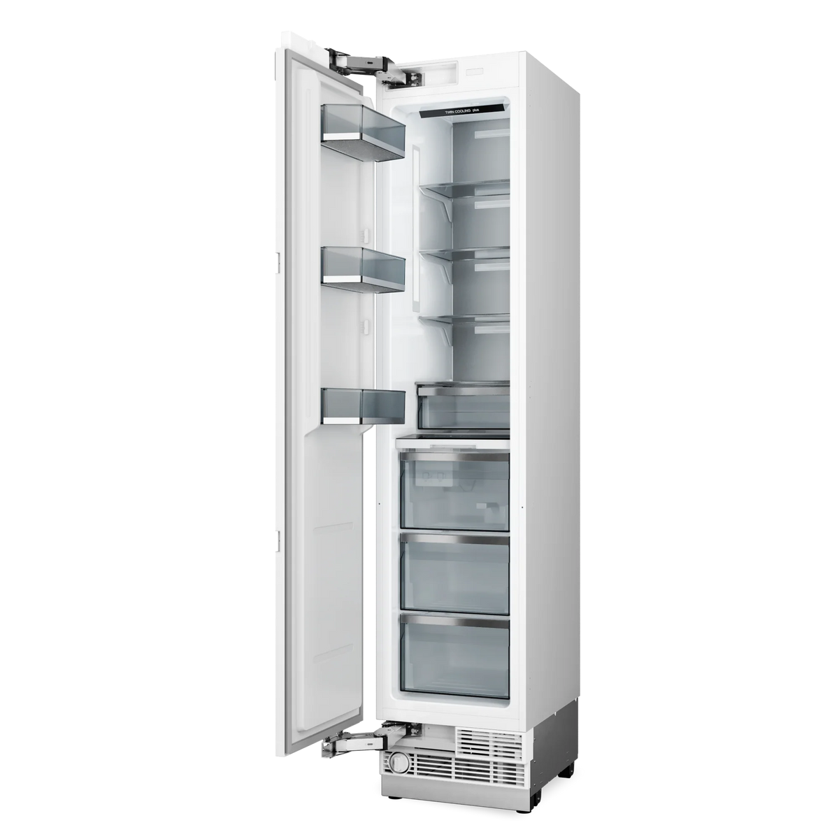 THOR KITCHEN  18 Inch Built-in Freezer Column, Stainless Steel Panel Ready - Stainless Steel (XRF18CFZSS)