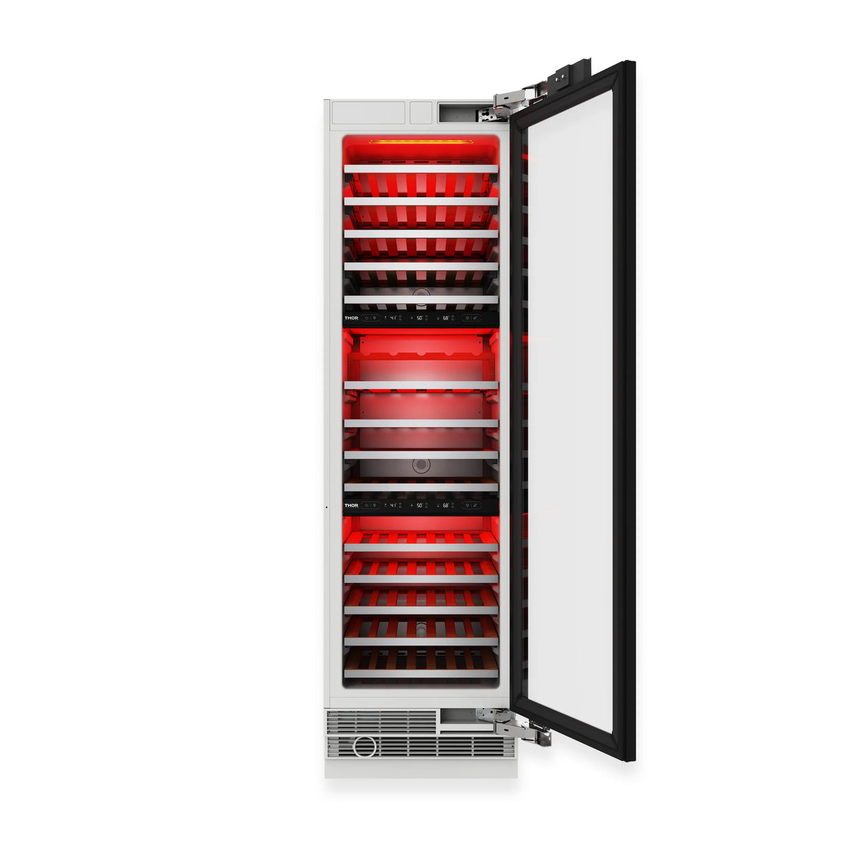 THOR KITCHEN  24-inch Built-in Column Wine Cooler, Panel Ready - Stainless Steel (XRF24CWC)