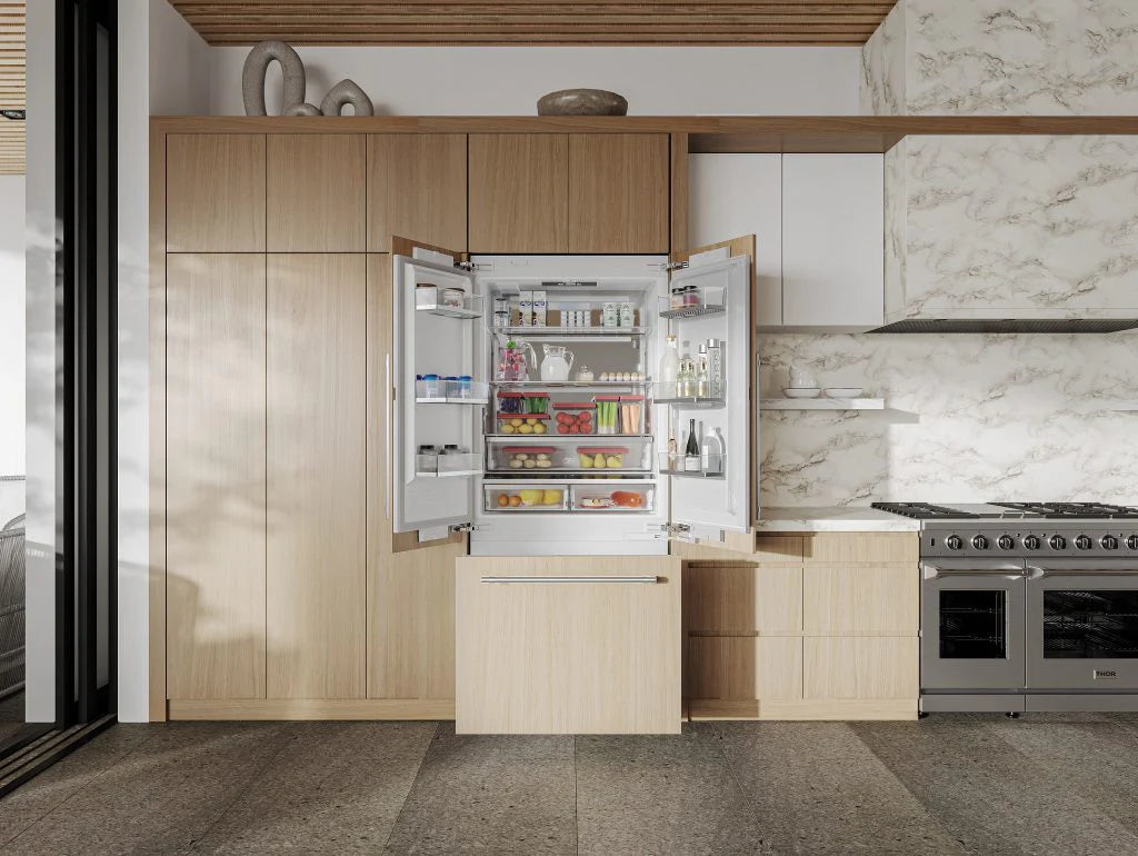 Thor Kitchen  36 Inch French Door Built-in Stainless-steel Panel-ready Refrigerator - Stainless Steel (XRF3619BFPSS)
