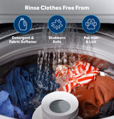 GE APPLIANCES GE(R) 4.3 cu. ft. Capacity Washer with Stainless Steel&#x00A0;Basket,Cold&#x00A0;Plus and Water Level Control&#x200B; -  (GTW385ASWWS)