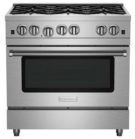 BlueStar  36" Culinary Series (RCS) Open Burner Range - (6) Burners - Specialty Finish (RCS36SBV2LCF)