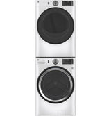 GE APPLIANCES GE(R) ENERGY STAR 4.8 cu. ft. Capacity Smart Front Load (R) Washer with UltraFresh Vent System with OdorBlock(TM) and Sanitize w/Oxi -  (GFW550SSNWW)