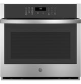 GE APPLIANCES GE(R) 30" Smart Built-In Self-Clean Single Wall Oven with Never-Scrub Racks -  (JTS3000SNSS)