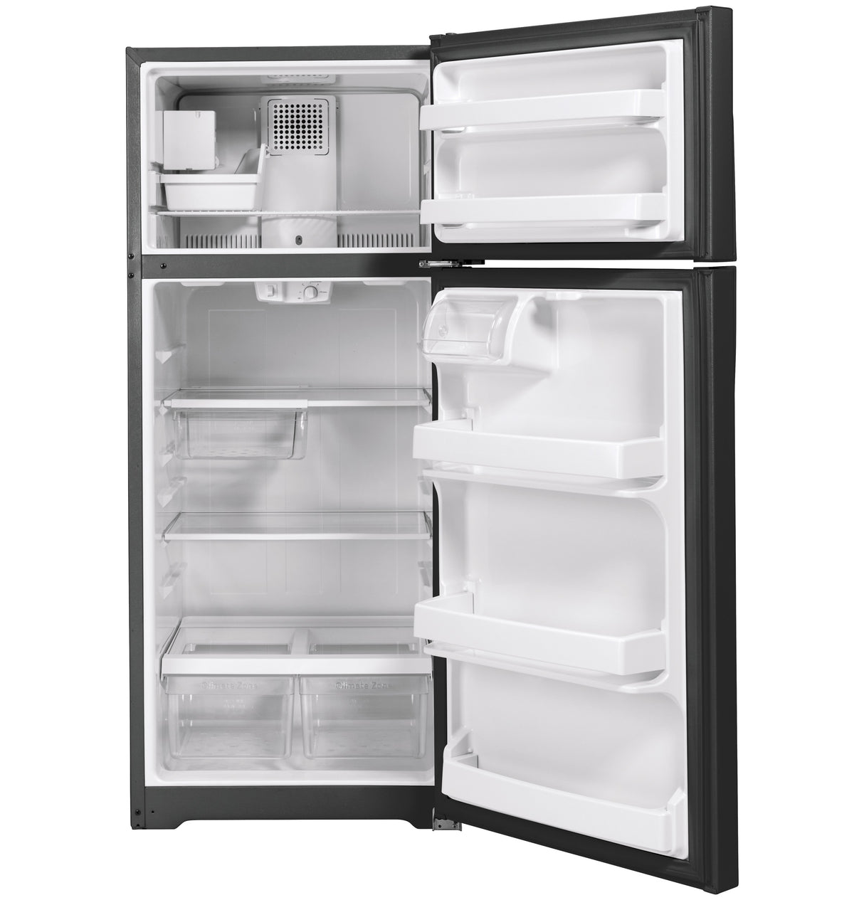 GE APPLIANCES GE(R) ENERGY STAR(R) 17.5 Cu. Ft. Top-Freezer Refrigerator -  (GIE18GTNRBB)