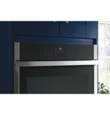 GE APPLIANCES GE(R) 27" Smart Built-In Convection Double Wall Oven with No Preheat Air Fry -  (JKD5000DVBB)