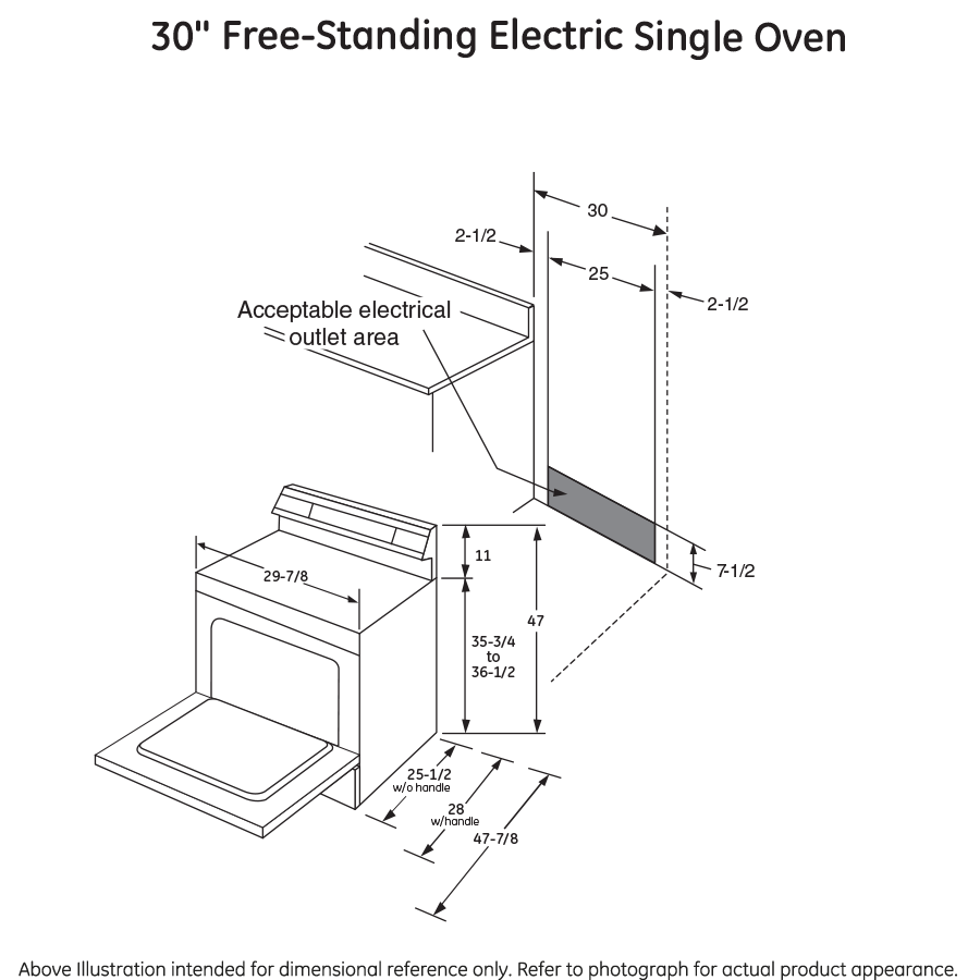 GE GE® 30" Free-Standing Electric Range -  (JB645RKSS)