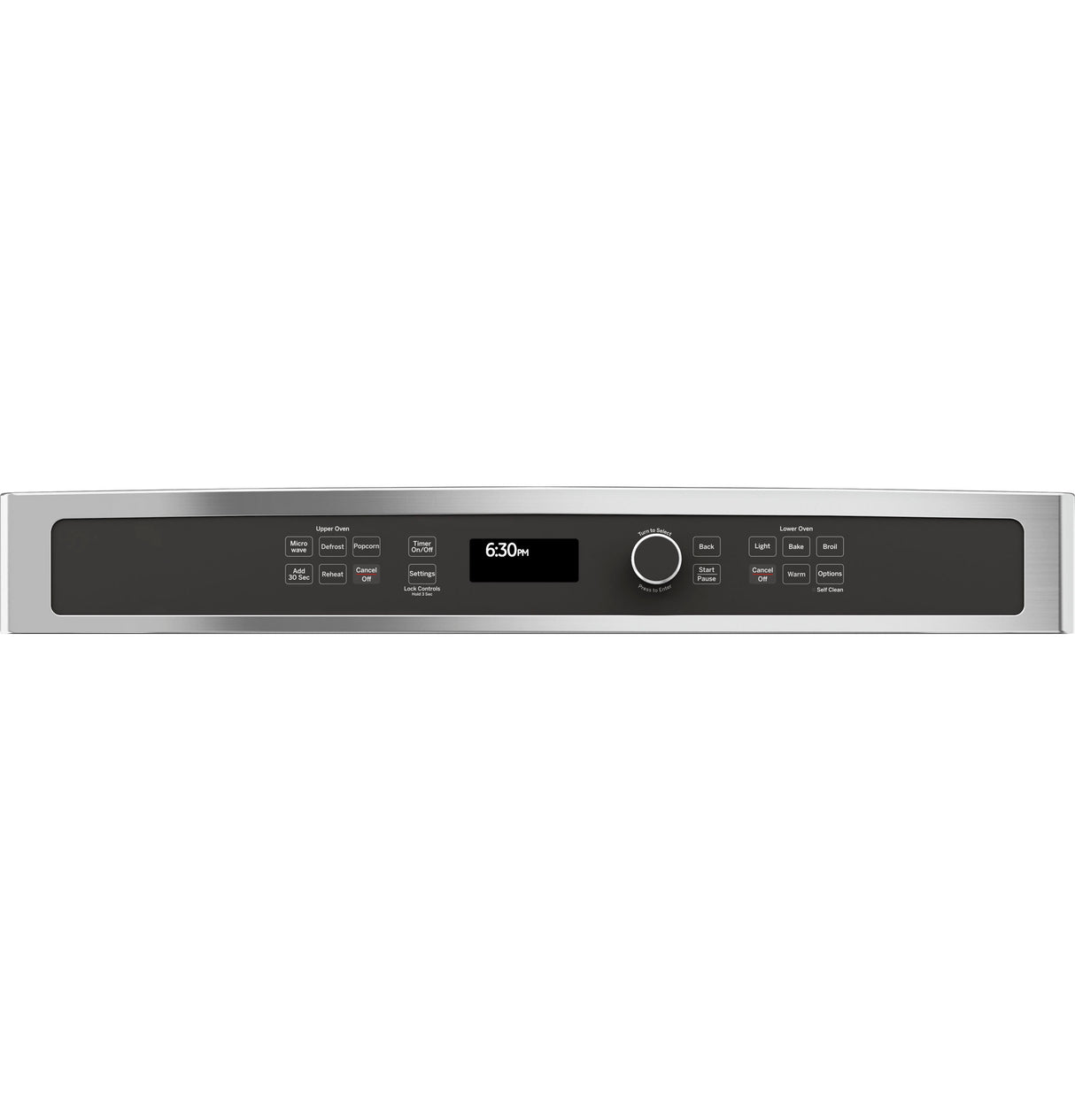 GE APPLIANCES GE(R) 30" Combination Double Wall Oven -  (JT3800SHSS)