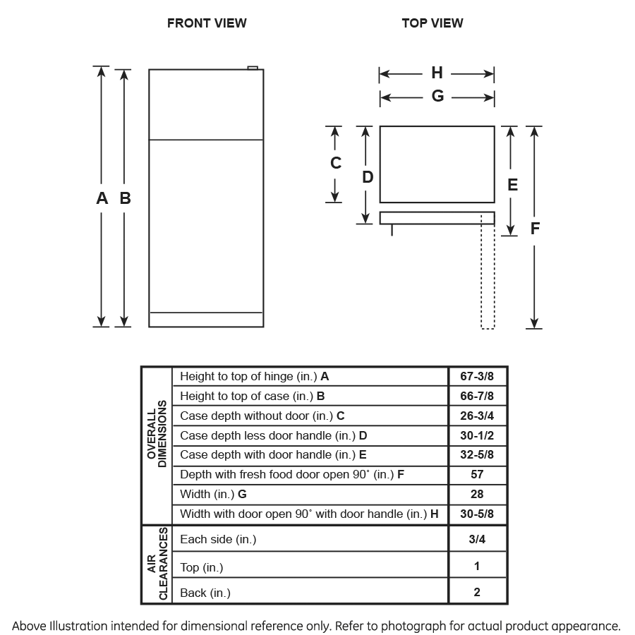 GE APPLIANCES GE(R) 17.5 Cu. Ft. Top-Freezer Refrigerator -  (GTS18HGNRBB)