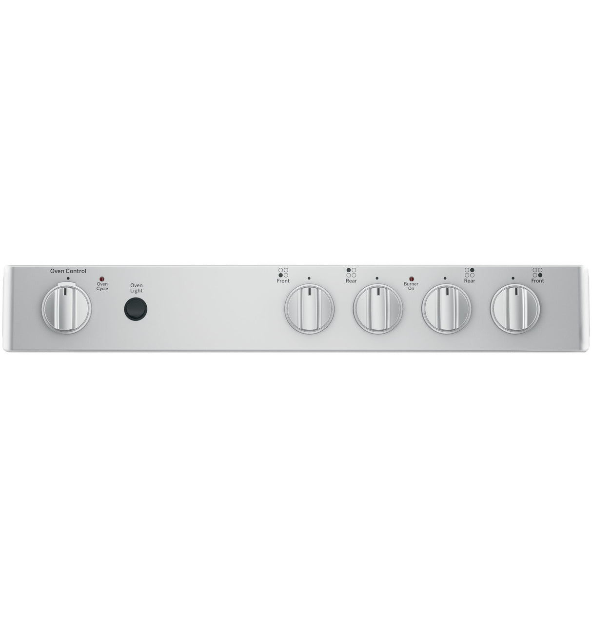 GE APPLIANCES GE(R) 24" Free-Standing/Slide-in Front Control Range with Steam Clean and Large Window -  (JAS640RMSS)