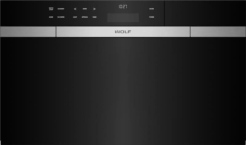 Wolf 30" M Series Contemporary Handleless Convection Steam Oven - Black (CSO30CMB)