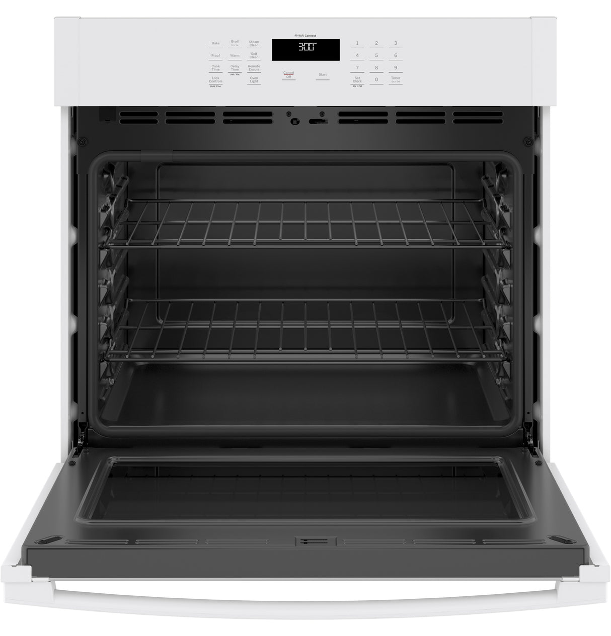 GE APPLIANCES GE(R) 30" Smart Built-In Self-Clean Single Wall Oven with Never-Scrub Racks -  (JTS3000DNWW)