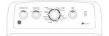 GE APPLIANCES GE(R) 7.2 cu. ft. Capacity aluminized alloy drum Electric Dryer with Sensor Dry -  (GTD45EASJWS)