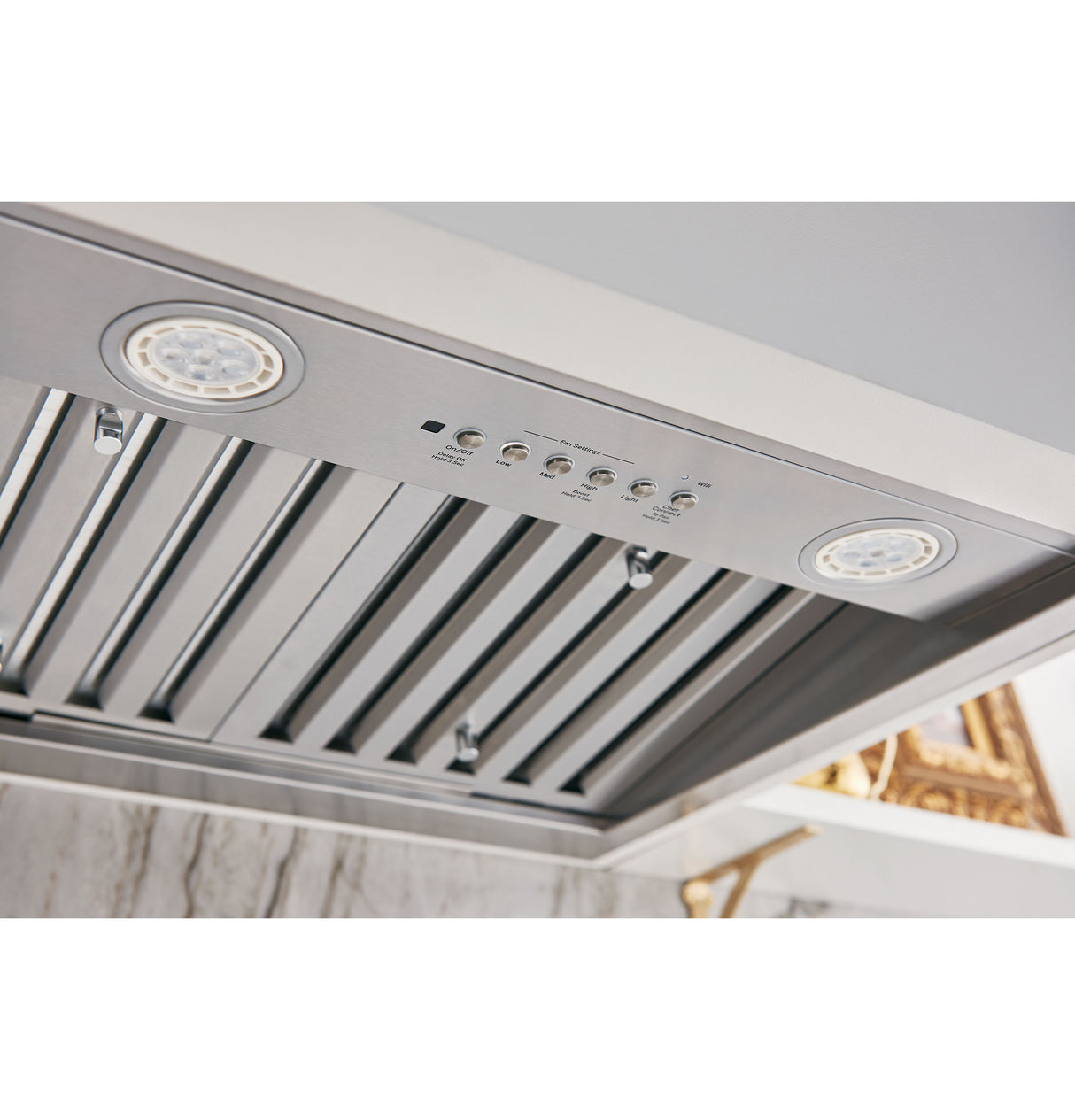CAFE 36" Smart Designer Custom Insert w/ Dimmable LED Lighting -  (UVC9360SLSS)