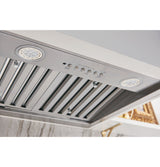 CAFE 36" Smart Designer Custom Insert w/ Dimmable LED Lighting -  (UVC9360SLSS)
