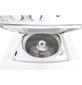 GE APPLIANCES GE Unitized Spacemaker(R) 3.8 cu. ft. Capacity Washer with Stainless Steel Basket and 5.9 cu. ft. Capacity Electric Dryer -  (GUD27ESSMWW)