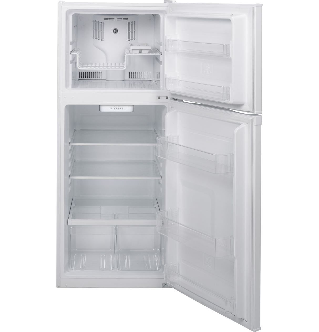 GE APPLIANCES GE(R) ENERGY STAR(R) 11.6 cu. ft. Top-Freezer Refrigerator -  (GPE12FGKWW)
