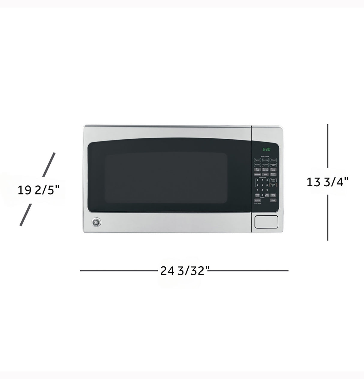 GE APPLIANCES GE(R) 2.0 Cu. Ft. Capacity Countertop Microwave Oven -  (GCST20S1WSS)