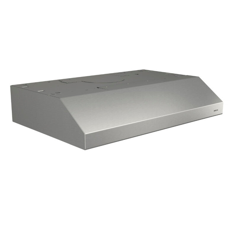 BROAN Glacier 42-Inch 300 Max Blower CFM 5 Sones Stainless Steel Range Hood -  (BCSD142SS)