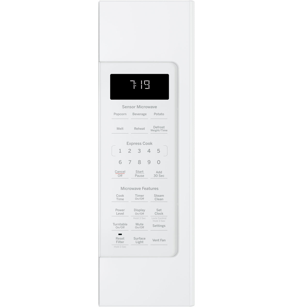 GE APPLIANCES GE(R) 1.9 Cu. Ft. Over-the-Range Sensor Microwave Oven -  (JVM7195DKWW)