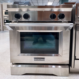 KITCHENAID  30'' 4-Burner Dual Fuel Freestanding Range, Commercial-Style Stainless Steel - Other (KDRS407VSS)