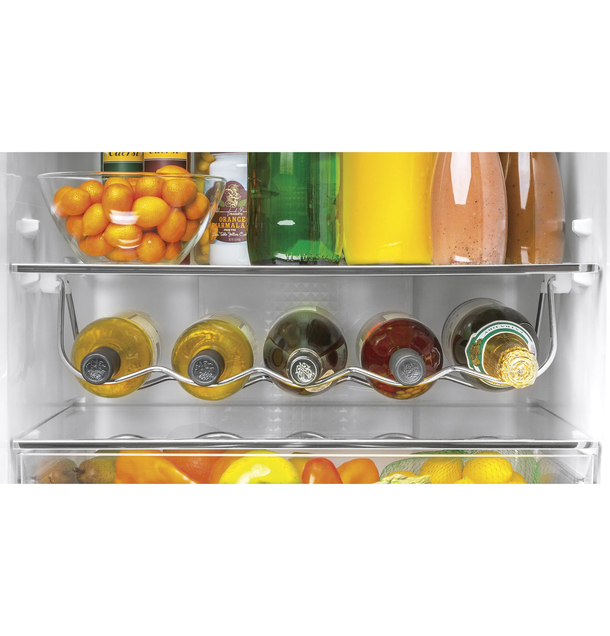 GE APPLIANCES GE(R) ENERGY STAR(R) 11.9 Cu. Ft. Bottom-Freezer Refrigerator -  (GLE12HSPSS)