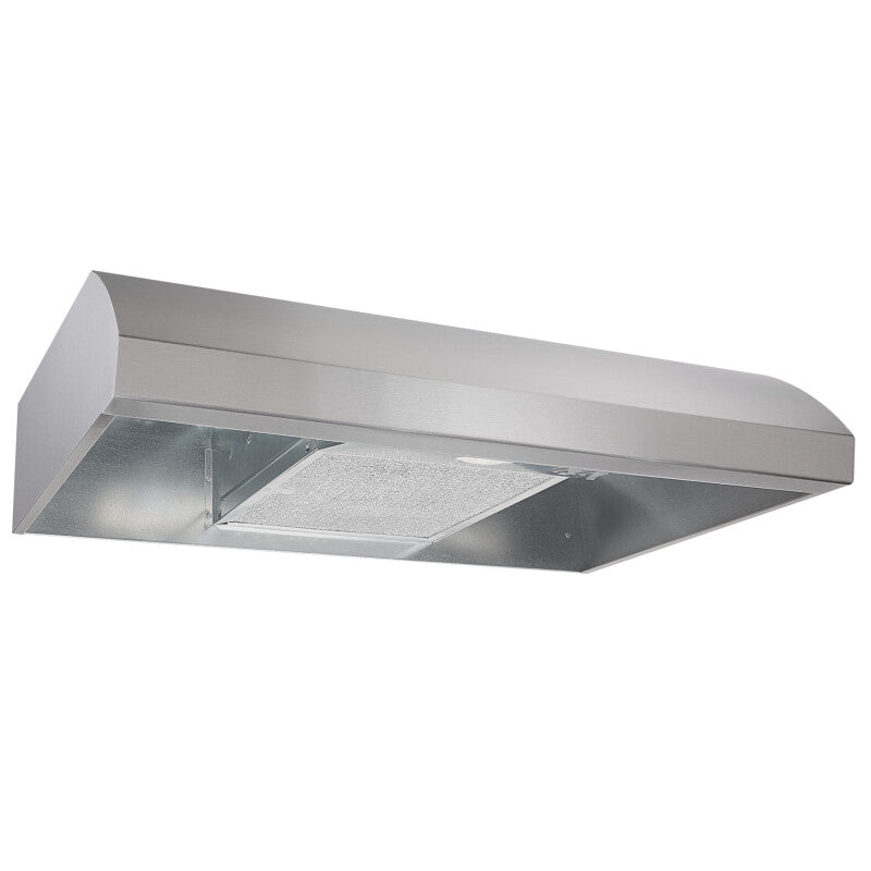 Broan  30-Inch 4-Way Convertible Under-Cabinet Range Hood, 270 Max CFM - Black (BXT130SS)