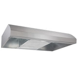 Broan  30-Inch 4-Way Convertible Under-Cabinet Range Hood, 270 Max CFM - Black (BXT130SS)