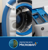 GE APPLIANCES GE(R) ENERGY STAR 4.8 cu. ft. Capacity Smart Front Load (R) Washer with UltraFresh Vent System with OdorBlock(TM) and Sanitize w/Oxi -  (GFW550SSNWW)