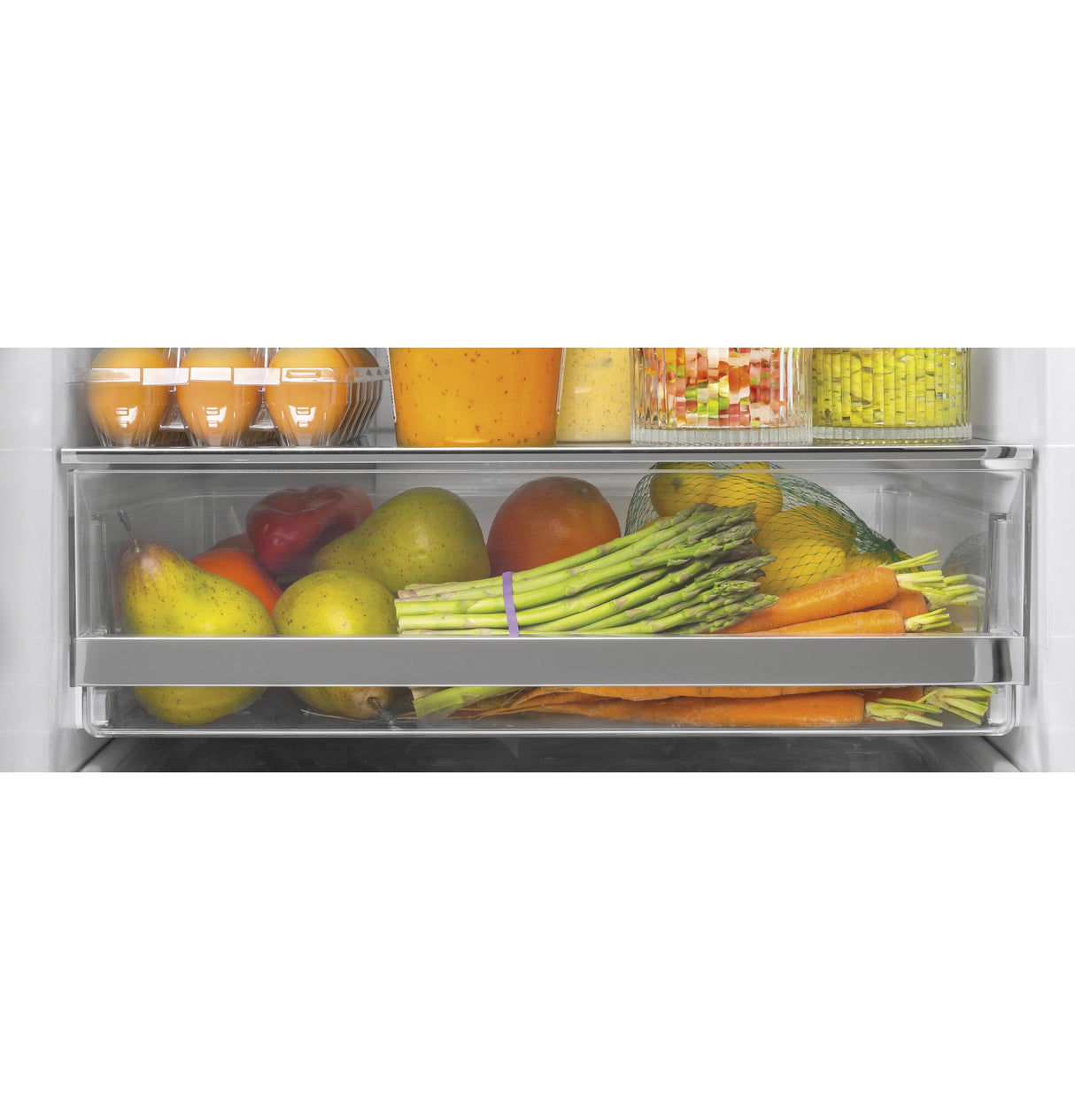GE APPLIANCES GE(R) ENERGY STAR(R) 11.9 Cu. Ft. Bottom-Freezer Refrigerator -  (GLE12HSPSS)