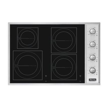 VIKING  VIKING LQS CKTP ELEC 30" 4 INDUCTION BRNR SS W/ BK GLS -  (VICU2064BSB)