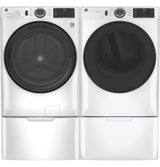 GE APPLIANCES GE(R) ENERGY STAR(R) 7.8 cu. ft. Capacity Smart Front Load Electric Dryer with Sanitize Cycle -  (GFD55ESSNWW)