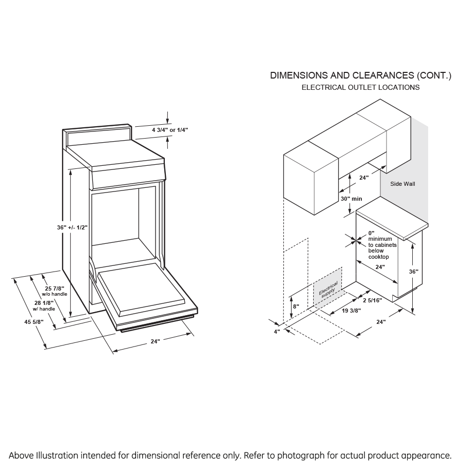GE APPLIANCES GE(R) 24" Free-Standing/Slide-in Front Control Range with Steam Clean and Large Window -  (JAS640RMSS)