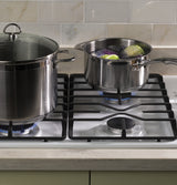 GE APPLIANCES GE(R) 30" Built-In Gas Cooktop with Dishwasher-Safe Grates -  (JGP3030DLWW)